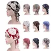 Bandanas Durag Ribbon Scarf Muslim Inner Headband Womens Flower Headband Hair Wrapping Womens Indian Headband Fashion Headband 240426