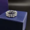 Designer jóias swarovskis 1 1 simples amor em forma de pêra anel de água cortada anel de água romântica em forma de água em forma de coração