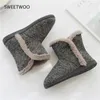 Boots Men Casual Winter Home Slippers Mens Warm Cotton Faux Fur Indoor Flat Shoes Male Comfortable Furry Flats For Bedroom Couples