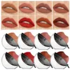 Qi Lipshaped Lipstick Makeup Lazy Velvet Matte Moisturizing Lip Gloss Waterproof Nonstick Cup långvarig 240425