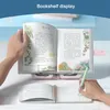 Foldable mebox Pencil Case School Supplies Book Stand Estuche Escolar Pen Case Kids Book Holder Kawaii Stationery Pencil Box 240423