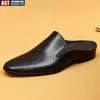 Sandales FaHion hommes à moitié pantoufles chaussures décontractées respirantes