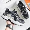 Sapatos casuais Man Sneakers Summer Mesh Mesh respirável Running Shoe Platform Lace Up Fitness Trainers Confortive Student Tenis Masculino