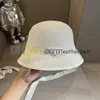 Knitted Bucket Hats Designer Badge Fisherman Sun Hat Fashion Lace Up Hats Snapback Breathable Holiday Casquette Beanis