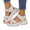 Casual Shoes Sports Leisure Sandaler Kvinnor Summer Fashion Beach Hook and Loop Comfort Outdoor Cool Platform