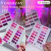 Gel vendeneeni 15 färger/set lila flash trasig diamantgel nagellack glitter uv blöt av gel lack glänsande reflekterande gel lack