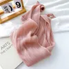 Bandanas Durag Curled and wrinkled square scarf solid color scarf shawl womens Muslim headscarf cotton viscose lace headscarf thin large headscarf 90 * 90cm 240426