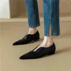 Casual Shoes FEDONAS Fashion Low Heels Women Pumps Spring Summer Pointed Toe Woman Genuine Leather Office Lady Working Basic 2024