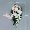 Fiori di nozze Bride Bouquet Women Flower Flower Bridesmaid Artificial Silk Party Decoration