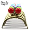 KISSDIY 10pcs 8.5 CM antique Bronze Coin metal Purse Frame 18 Color Candy Kiss Clasp DIY Bag Metal clasp hardware Accessories 240419