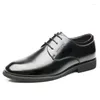 Dress Shoes Oxford for Men Coiffeur Cuero de boda Oficina italiana formal 2024 Zapatos Hombre