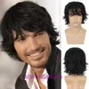 Hot Selling New Mens Hair Mid Length Curly fashionabla och fluffiga peruk