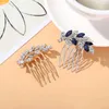 Hårklämmor Barrettes Shiny Rhinestone Hairpin Vintage Women Hair Clip Moon Star Hair Pins Accessories Wedding Hair Bridal SMEE sach Brand Ny Design 240426