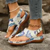 Casual schoenen vrouwen sandalen orthopedische wig hakken 2024 zomer mode gesp voor strand flip flops zapatos de mujer