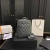 Sac fourre-tout haute définition Xiaoxiangfeng Beike Diamond Damiered Chain Bar Mini Crossbody Backpack voyage à la mode et minimaliste