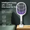 Zappers 3 IN 1 Electric Mosquito Swatter Mosquito Killer 3500V USB Rechargeable Angle Adjustable Electric Bug Zapper Fly Bat Swatter