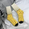 Men's Socks Beer Foam Pattern Harajuku High Quality Stockings All Season Long Accessories For Unisex Gifts