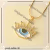 Devil's Eyes hanglagend designer ketting Konte Evil Eye Sieraden Charme Hangers Vierblad Goudketen Mode -accessoires Hele Valentine Japans en Koreaanse stijl 993