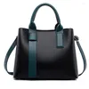 Tas 2024 mode top-handle hoogwaardige pu dames lederen handtas zakelijk messenger tassen dames werk tote pendelen schouder