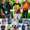 Men's T-Shirts Customizing exclusive 3D full print T-shirts for men fashionable hip-hop short sleeved tops abstract mens womens and childrens T-shirtsXW