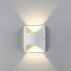 Wall Lamp 6W Light Sconce LED Aluminum Outdoor Indoor Ip65 Up Down White Black Modern For Home Stairs Bathroom Bedroom Bedside