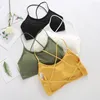 Camisoles & Tanks Top Women Cross Strap Sports Bra Push Up Sport Yoga Gym Crop Brassiere Fitness Breathable Beauty Back Bras