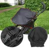 Barnvagnsdelar 2x Baby Sun Visor Carriage -skugga Canopy Cover Black