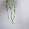 Collane a ciondolo Boemia Serie verde acrilica Collana per perle di fiore di moda per ragazze girocollo girocollo gioielli estivi