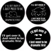 Halloween Animais Filme Quotes Badge Cute Anime Filmes Games Hard Pins de esmalte coletam Cartoon Broche Backpack Hat Bag Collar Lapel Badges S80265