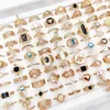 30st/Lot Vintage Bohemian Rings for Women Girls Punk Hip Hop Butterfly Heart Flowers Skull Snake Finger Ring Set Smyckespresent 240423