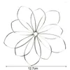 Vasi Vasi Flower Arranger Grid Multi-Hole Porta floreale Gambi floreale Metal Bouquet Fissazione Fissazione Firog Strumento