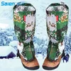 Knee Pads Outdoor Durable Waterproof Highly Breathable Hiking Climbing Hunting Double-deck High Leg Gaiters Snow Legging Cover Wraps