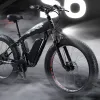 Bicicletta in bicicletta in bicicletta per pneumatici grassi bici elettrica da 26 "a batteria al litio per adulti 1000w montagna e bici