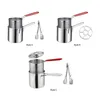 Pans Deep Frying Pot Small Milk Large Capacity With Handles Strainer