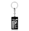 The Godfather Tag Pendant Keychain Charm bijoux en métal porte-clés porte-clés pour les pères cadeaux Souvenir Trinket2409807