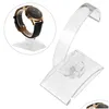 Sachets de bijoux 6 PCS Watch Stand Jewels en plastique Racks Bracelet Holder Holder Watchs Bracelets acryliques Display Man Drop Livrot Dhvqo