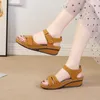 Casual Shoes Sandals Sandals Sofe Sole Sole Wedge Obcase Letnia platforma Mejr elegancka