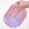 Bento Boxes New Style Lunch Box Glass 1050ML Microwave Food Container Company Q240427