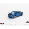 Voitures Minigt 1:64 Skyline GTR R34 Top Secret Bayside Blue Alloy Car Model Mgt531