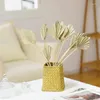 Decoratieve bloemen boho gedroogde palmsperen kleine natuurlijke ventilatoren bladeren bladeren decor