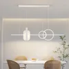 Lustres nordiques LED Pendent Lights Dining Table Cuisine Couche de chambre Lampes Salon El Restaurant Coffee Hall Studyroom Indoor Home Lampe