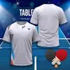 T-shirts pour hommes tennis de table et badminton sports intérieurs à sec rapidement confortable