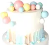 Forniture per feste 10 pezzi da 10 pezzi colorate palline torta topper palla picks nozze decorazione di buon compleanno baby shower