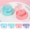 Contact Lens Accessories 1PC Contact Lens Cleaner Case Portable Manually Rotatable Contact Lens Case Plastic Container Storage Holder Eyewear Container d240426