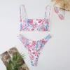 Nieuwjaars Suars Split Bikini sexy print kleine verse badmode voor vrouwen