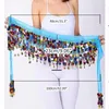 Belts 2024 Belly Dance Costume Clothes Belt Bellydance Waist Chain Hip Scarf Women Girl With Sequin 11 Color