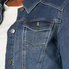 Damska swobodna kurtka jeansowa western podstawowa klapa na guziki z długim rękawem ciężarówki jean motocyklowe trawy 240415