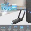 Kartlar WiFi 6 USB Adaptörü Kablosuz WiFi Dongle 1800Mbps 2*2DBI Anten Ağ Kartı 5G/2.4GHz AX Masaüstü için Yüksek Kazançlı Wi Fi6 Adaptörü