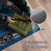 Chenille Yarn Muslim Oração tapete macio islâmico Eid Rapet Anti deslize Ramadã portátil Praying Carpet Turco árabe Hajj tapetes 240420