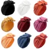 Bandanas Durag Womens Muslim Headwear Womens Soft Headwear Elegant Retro French Headband Womens Solid Color Cotton Headband 240426